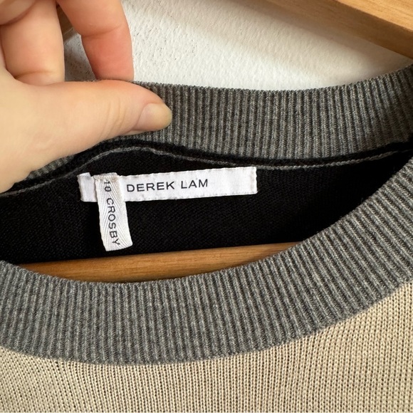 Derek Lam 10 Crosby Colorblock Sweater Dress - Picture 7 of 13